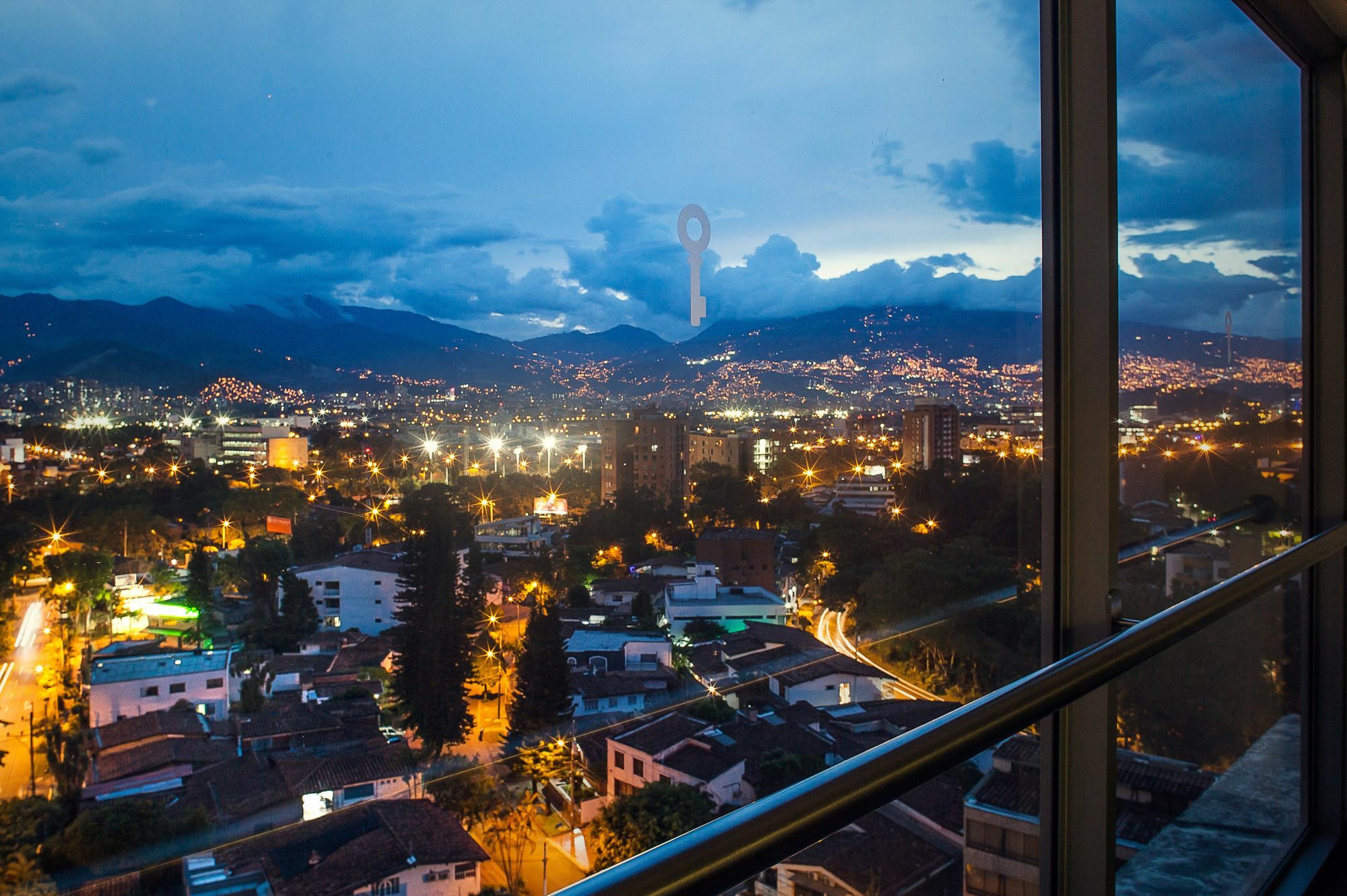 Sites Hotel Medellin Exterior photo View of the city from the hotel
